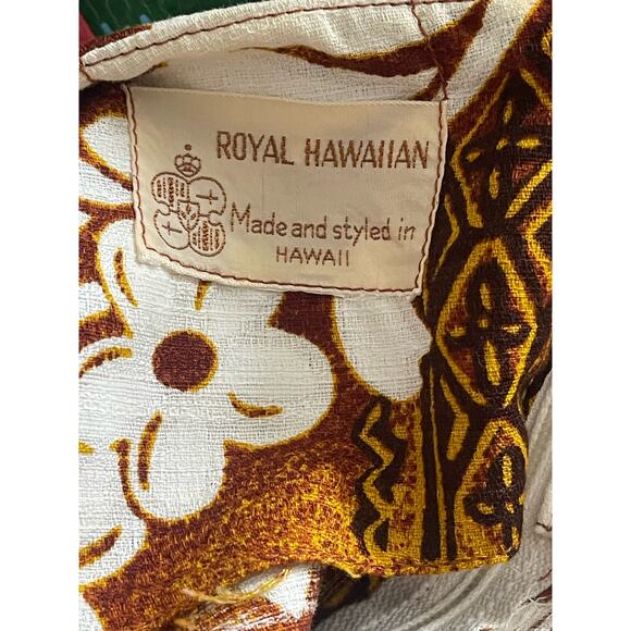 Vintage Royal Hawaiian Floral Maxi Dress - Picture 10 of 10